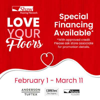 Shaw Love Your Floors 2024 Promotional Graphic